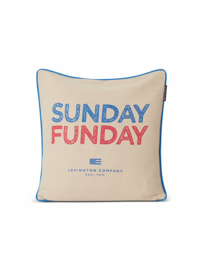 Lexington Sunday Funday Printed Cotton Canvas Pudebetræk