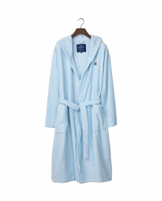 Lexington Quinn Unisex morgenkåbe med hætte Blå