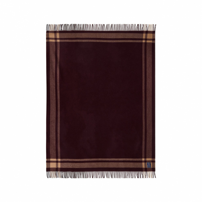 Lexington Frame Striped Recycled Wool Fig/Fudge 130x170 cm