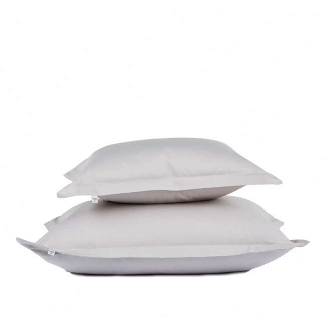 Mille Notti Satina Örngott Ljusgrå