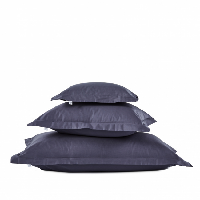 Mille Notti Satina Tyynyliina Tummanharmaa