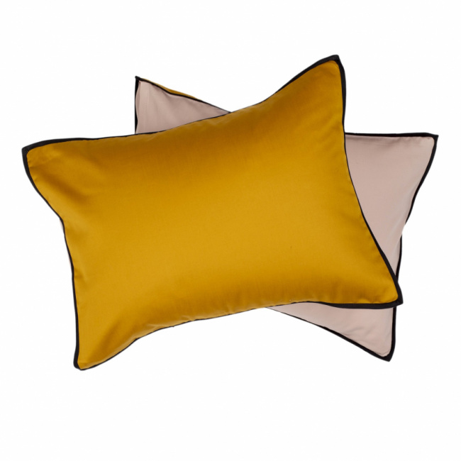 Mille Notti Duetto Tyynyliina Satin Keltainen/Roosa
