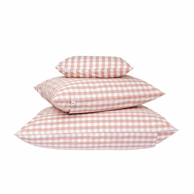 Mille Notti Casella Örngott Rosa/Ivory