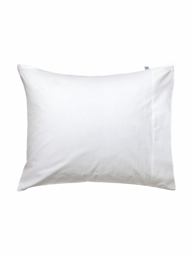 Mille Notti Satina tyynyliina Eko valkoinen ilman reunusta