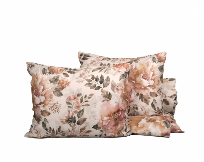 Varnamo of Sweden Påslakanset Rosendal Brun