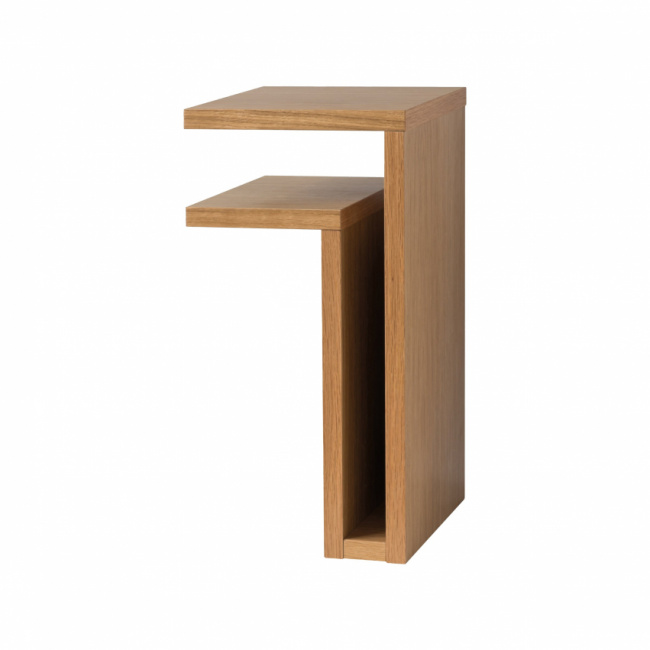 Maze F-Shelf Sängynvieruspöytä Oak