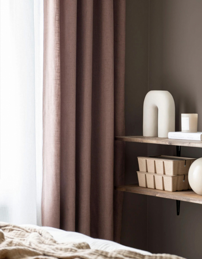 Hasta Verho Lina Ruskea