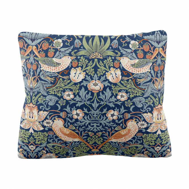 William Morris Tyynyliina Strawberry Thief Indigo 50x60 cm