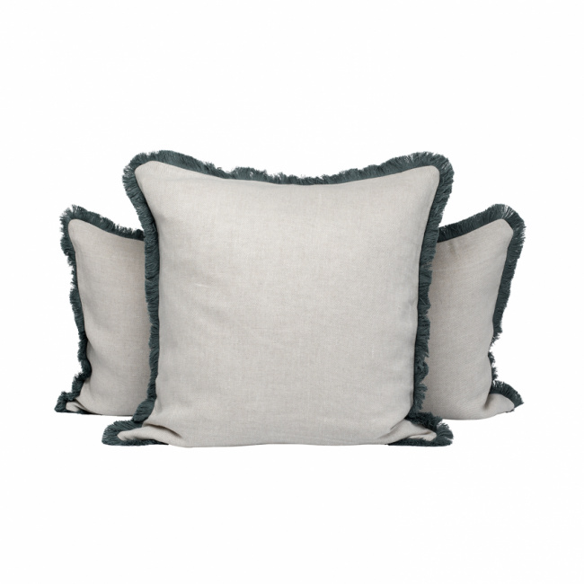 Mille Notti Tyynyliina Pienza Beige/Vihreä