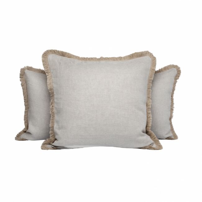 Mille Notti Kuddfodral Pienza Beige/Beige