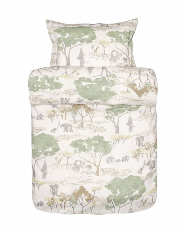 Hoie Dynebetræk Sæt Til børn Sattao Grøn 100x130 cm