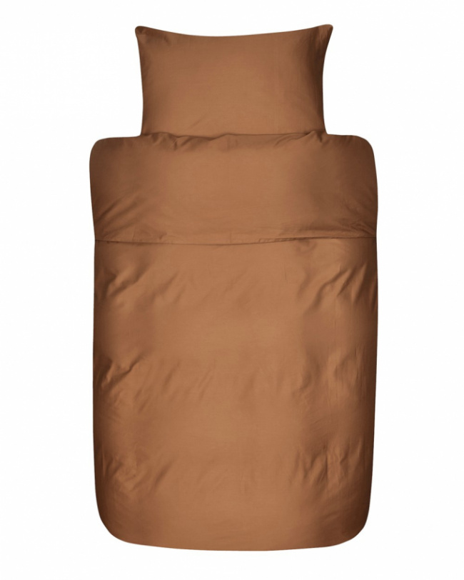 Hoie Dynebetræk Sæt Elegance Premiumsatin Rust 