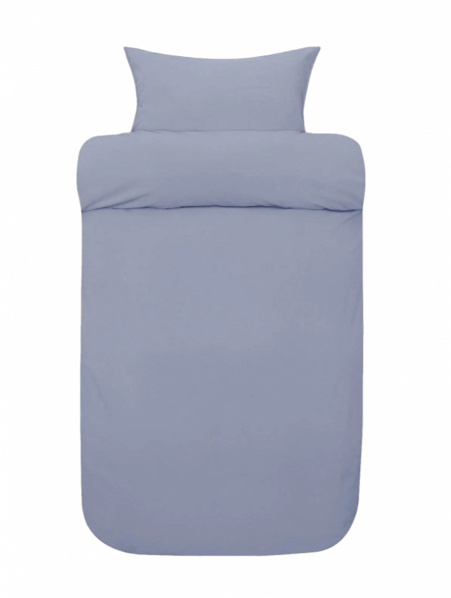 Hoie Påslakanset Fröja Ljus Denimblå 150x210 cm