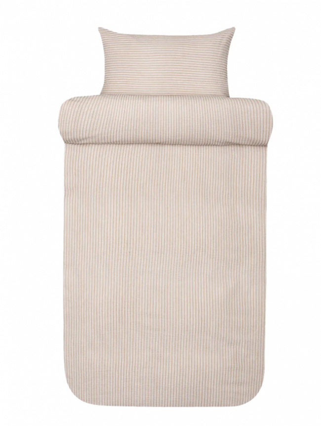 Hoie Påslakanset Slumre Karamellbrun 150x210 cm