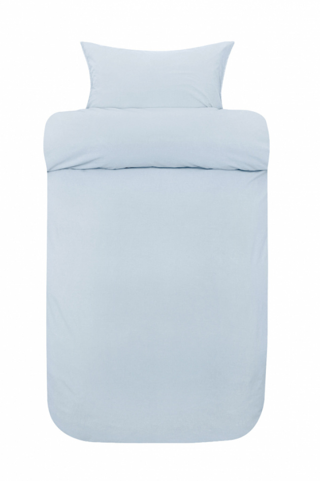 Hoie Påslakanset Fröja Dämpad Blå 150x210 cm