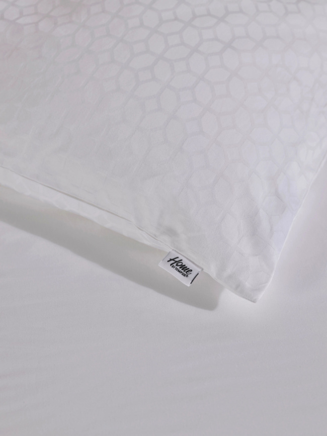 Tempur Tyynyliina Satin Luxe Jacquard Valkoinen 50x60 cm