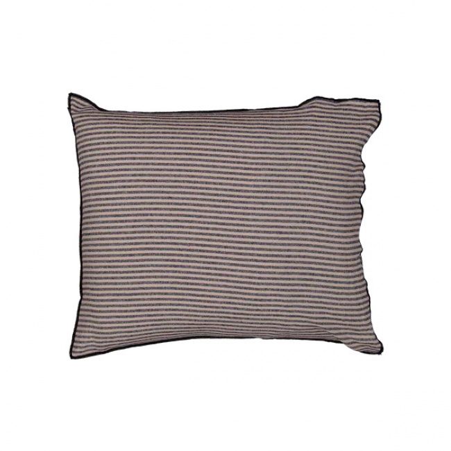 Gripsholm Örngott Flanell Black Stripe