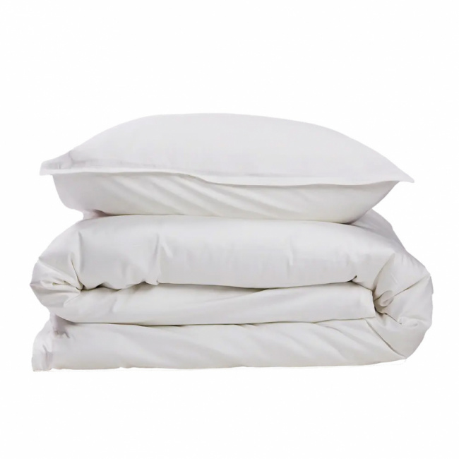 Gripsholm Påslakanset Bamboo Solid White