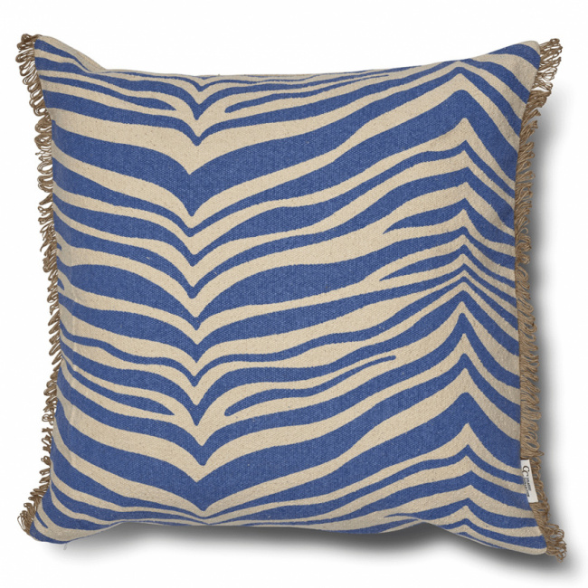 Classic Collection Tyyny Zebra Sininen 50x50 cm