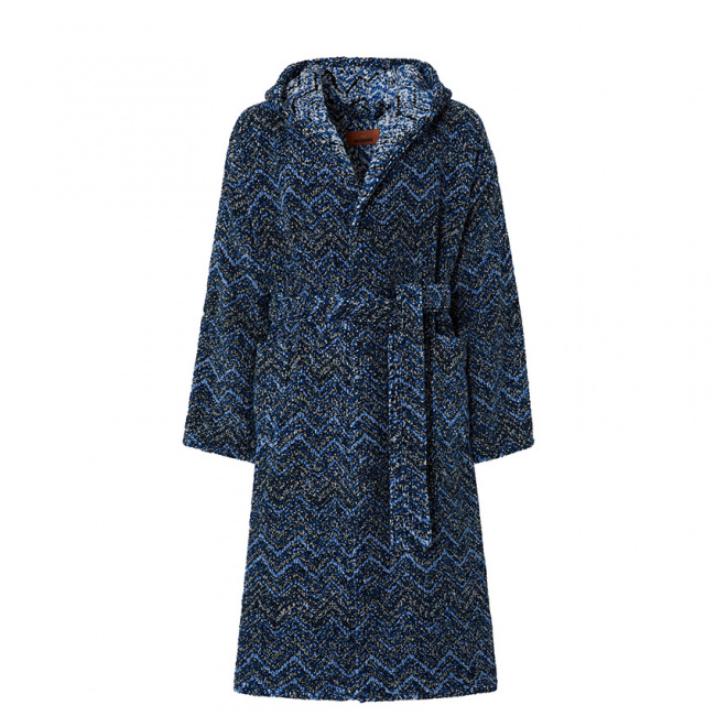 MISSONI Azul Cotton Terry Chevron Kylpytakki