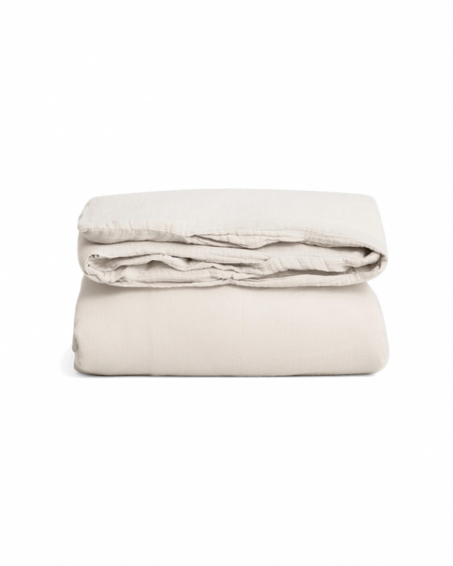 Garbo & Friends Påslakan Muslin Eggshell 150x210 cm