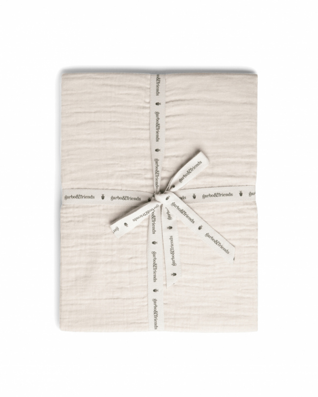 Garbo & Friends Aluslakana Musliini Eggshell