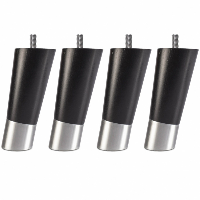 Hilding Sängyn jalat Kallistuva Musta/Metalli