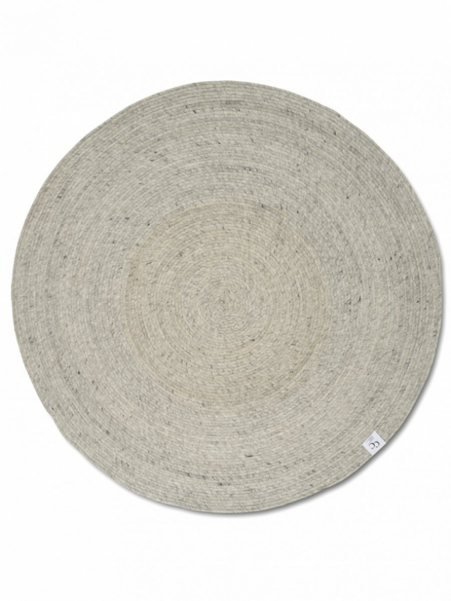  Classic Collection Merino Pyöreä Matto Betoni