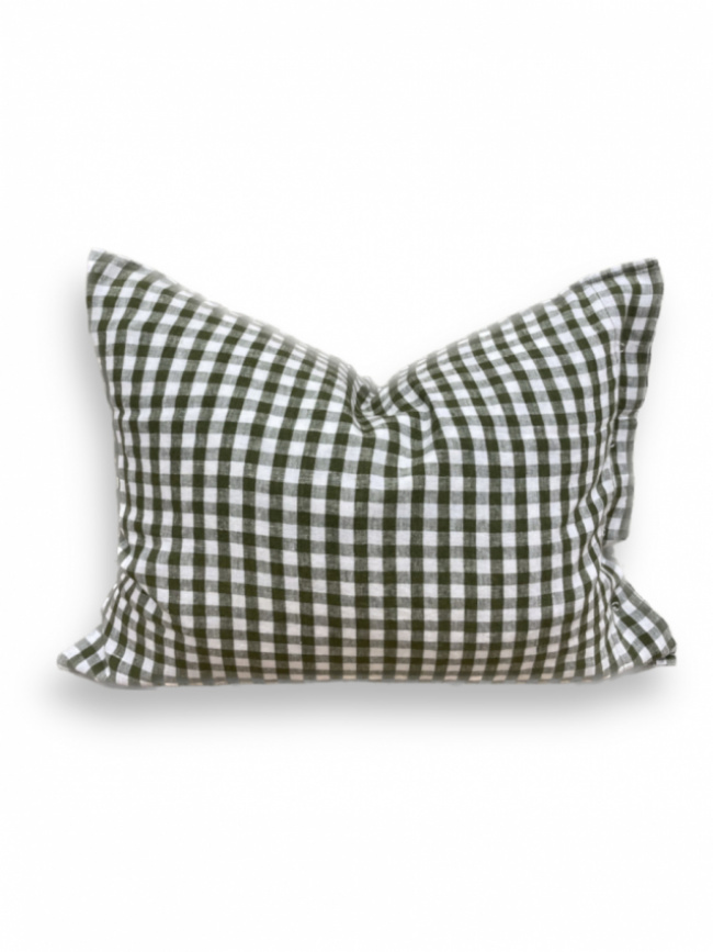 Lovely Linen Misty Örngott Square Jeep green