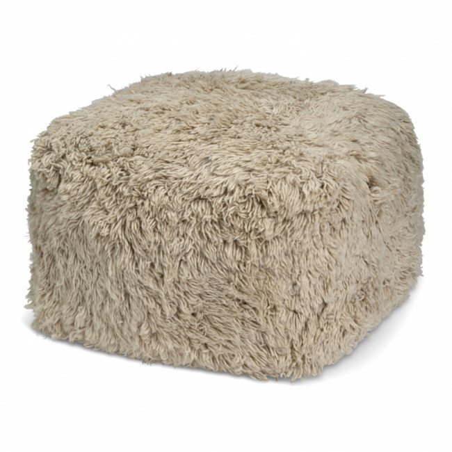 Classic Collection Cloudy Pouf Beige 55x55 cm