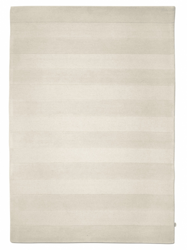 Classic Collection Tæppe Stripe Boucle Ivory