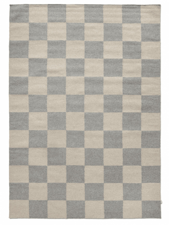 Classic Collection Matto Square Harmaa/Luonnonväri