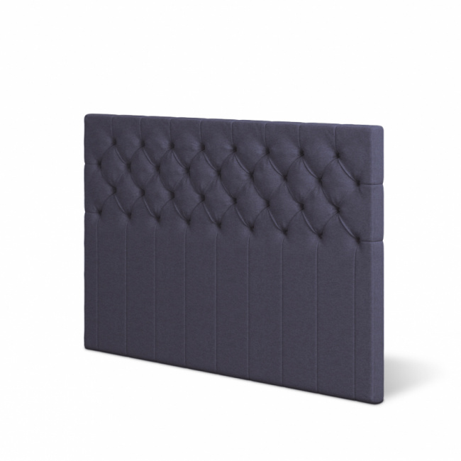 Winga Sänggavel Djupknapp Blå