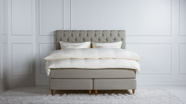 Winga Premium Kontinentalsäng Beige 180x200 cm