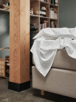 Mille Notti Lorenzo Kontinentalsäng Linen Natur 210x200 cm Mille Notti Lorenzo Kontinentalsäng Linen Natur 210x200 cm