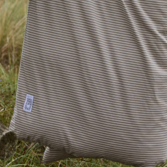 Beach House Påslakan Stripey Coffee/Greige