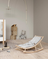 Oliver Furniture Wood Baby and Toddler Rocker Oak/Grey 