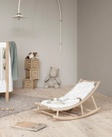 Oliver Furniture Wood Baby and Toddler Rocker Oak/White 