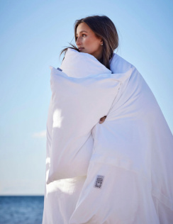 Beach House Påslakan Band Vit