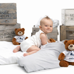 Beach House Baby Bedding Fold Fog Påslakanset 100x130 cm