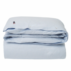 Lexington Icons Pin Point Påslakan Blue/White