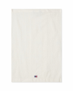 Lexington Velour Jacquard Ornament Pyyhe Lumi Valkoinen