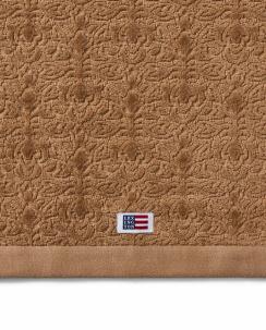 Lexington Velour Jacquard Ornament Pyyhe Fudge