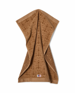 Lexington Velour Jacquard Ornament Pyyhe Fudge