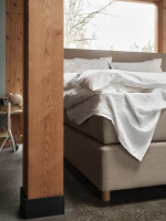 Mille Notti Lorenzo Kontinentalsäng Linen Natur 105x210 cm Mille Notti Lorenzo Kontinentalsäng Linen Natur 105x210 cm