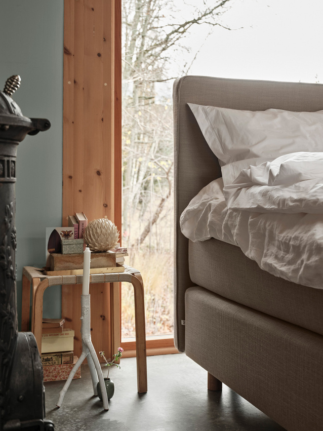 Mille Notti Lorenzo Kontinentalsäng Linen Natur 180x200 cm