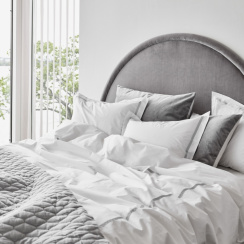 Mille Notti Luna Pääty Sametti Vaaleanharmaa