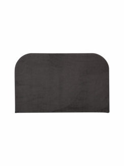 Mille Notti Bianca sengegavl velour brun/grå