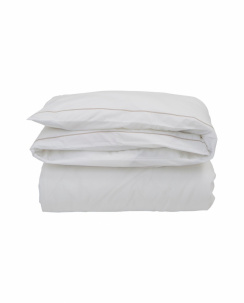 Lexington Hotel Collection Påslakan Percale Vit/ Beige