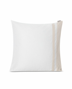 Lexington Hotel Sateen White/Light Sand Contrast Lexington Icons Pin Point Örngott White 